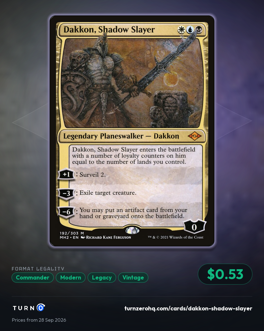 Shareable picture of Dakkon, Shadow Slayer