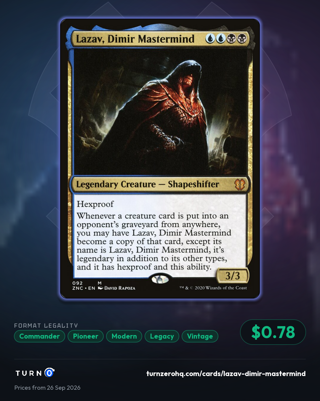 Shareable picture of Lazav, Dimir Mastermind