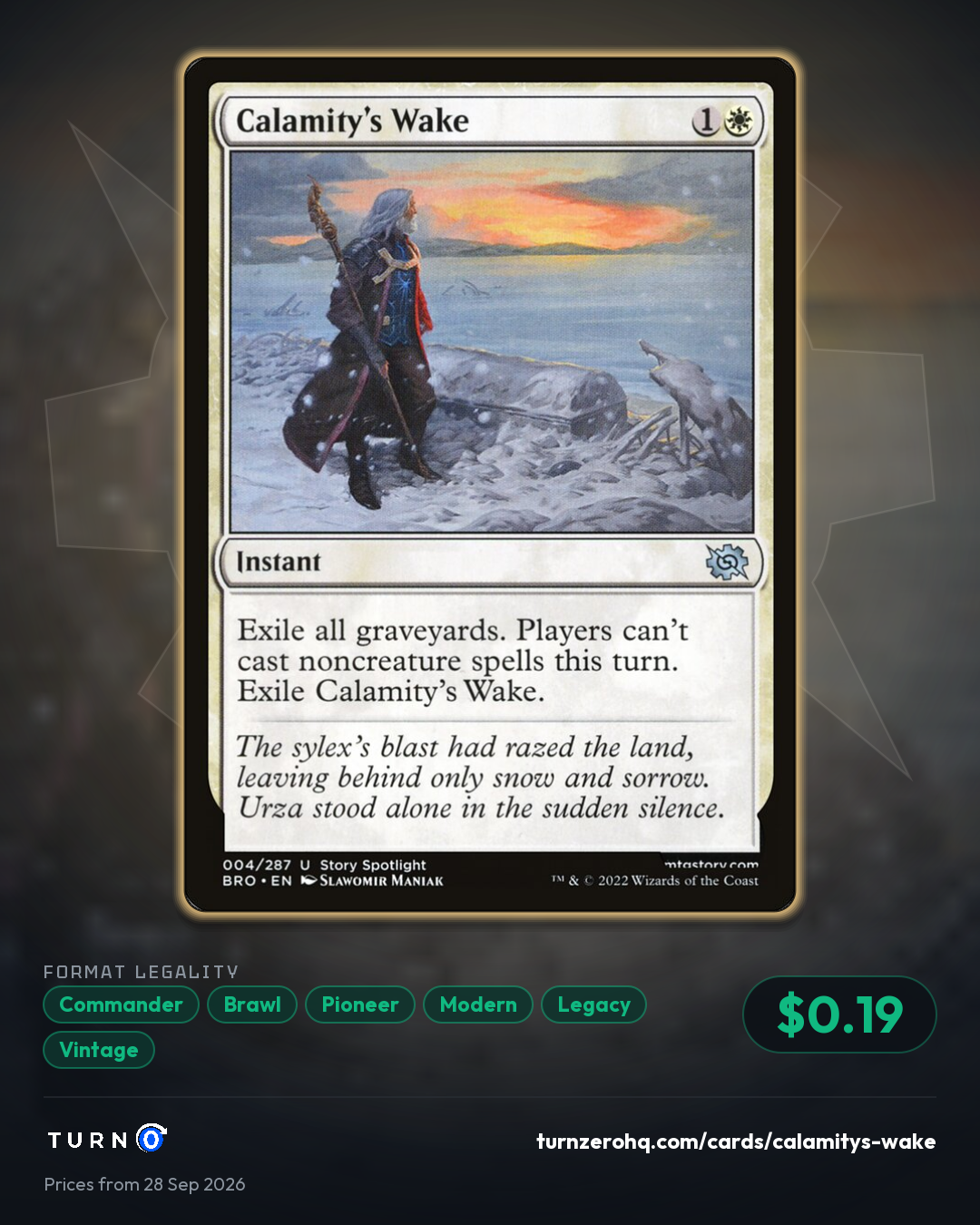 Shareable picture of Calamity's Wake
