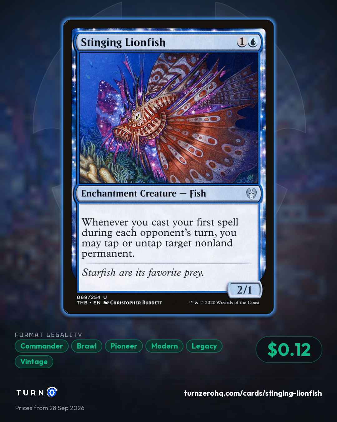 Shareable picture of Stinging Lionfish
