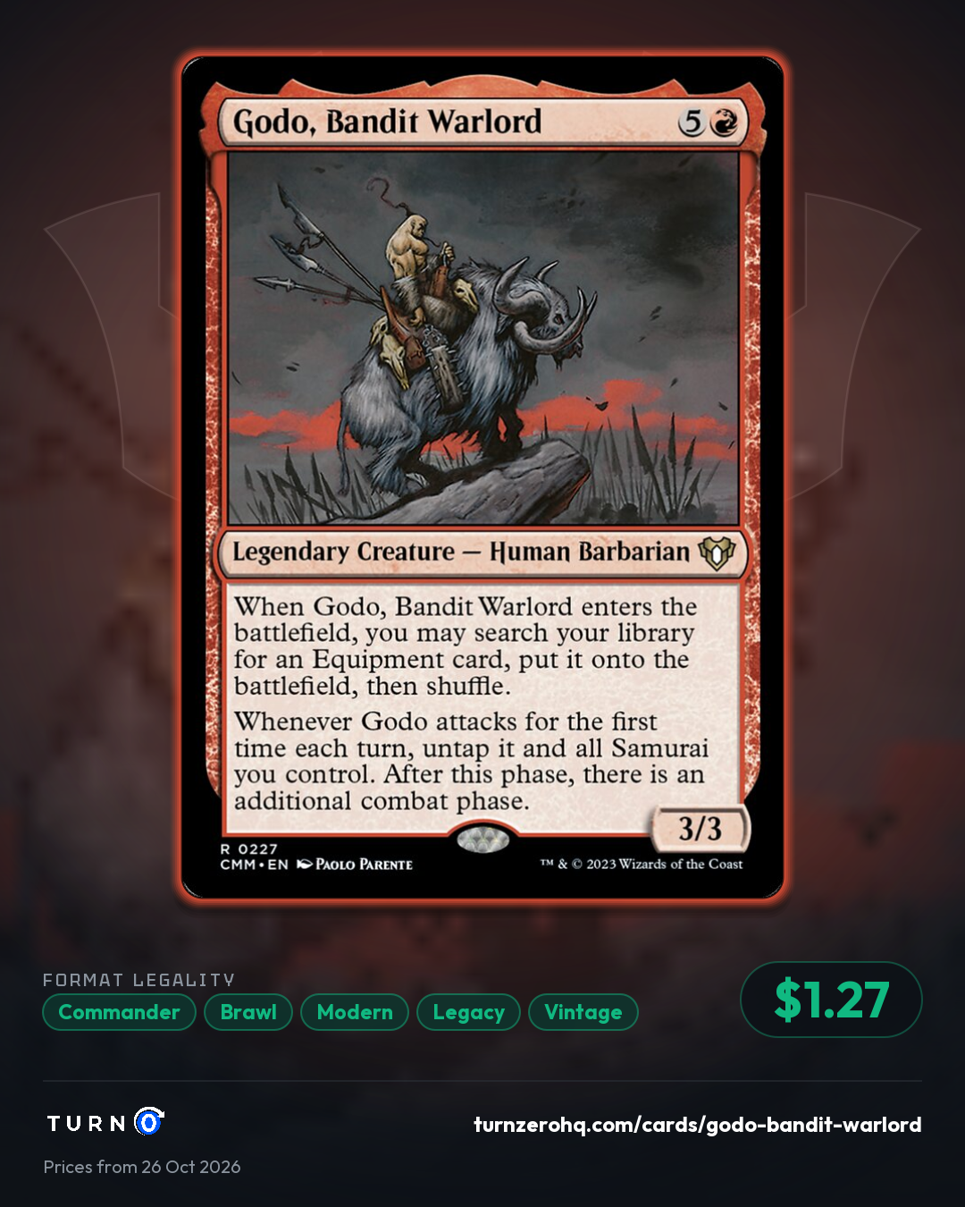 Shareable picture of Godo, Bandit Warlord