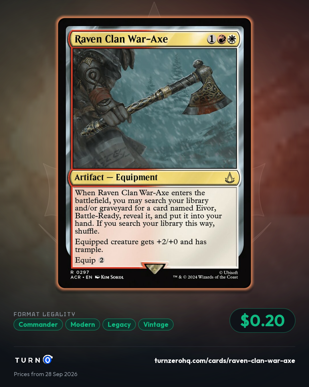 Shareable picture of Raven Clan War-Axe