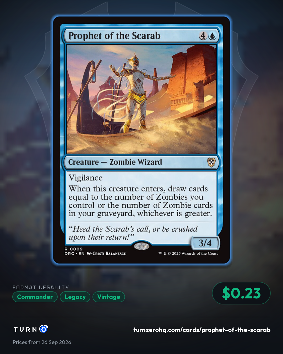 Shareable picture of Prophet of the Scarab