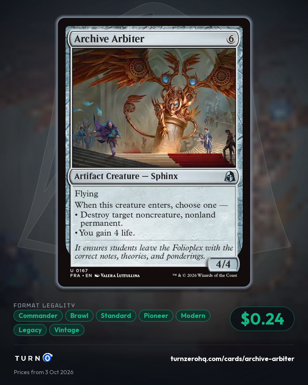 Shareable picture of Archive Arbiter