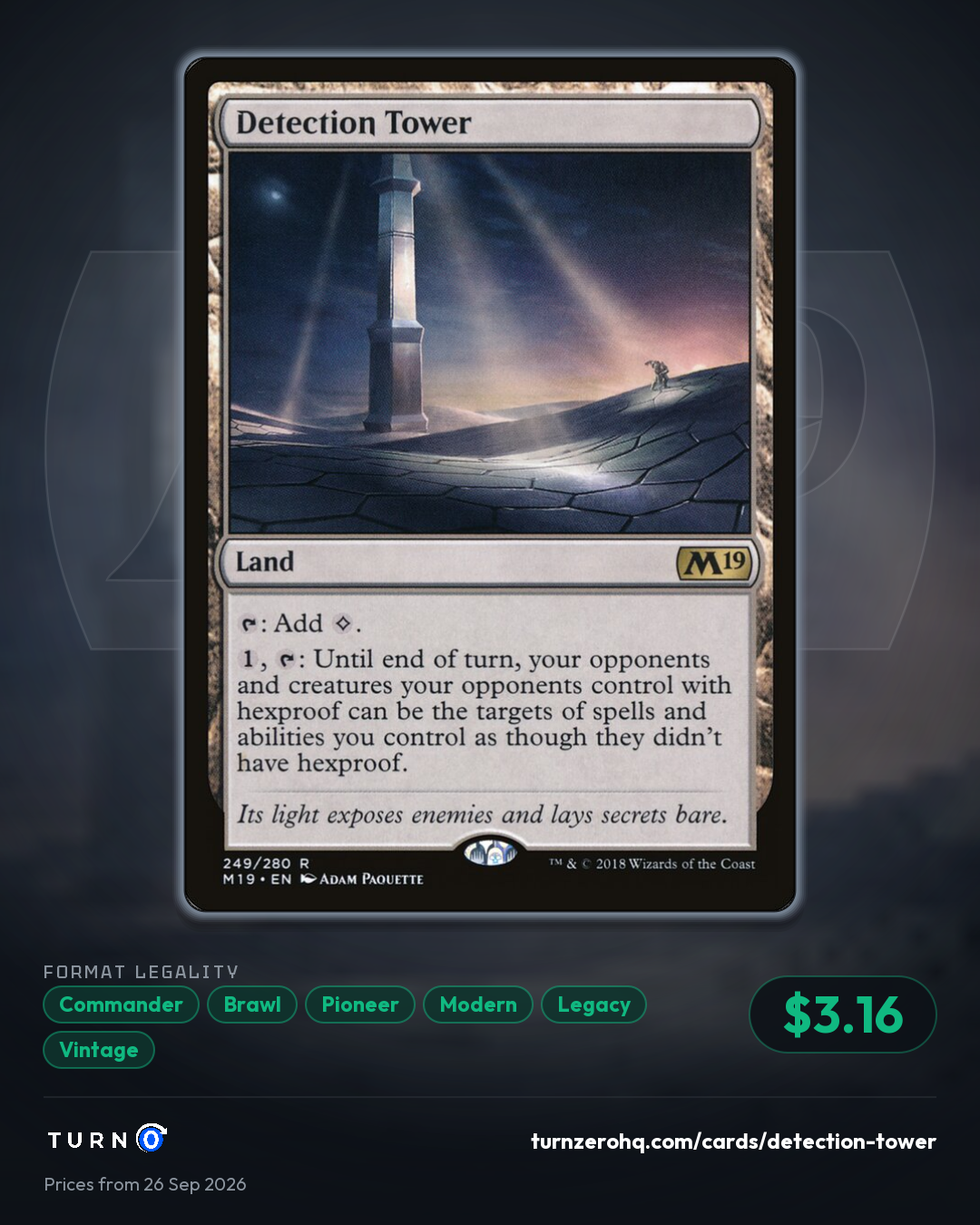 Shareable picture of Detection Tower