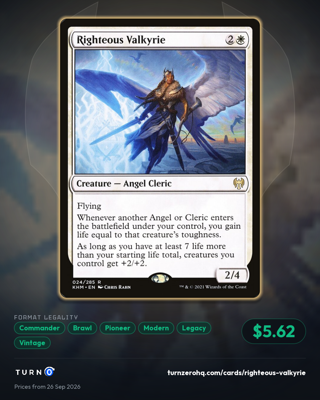 Shareable picture of Righteous Valkyrie