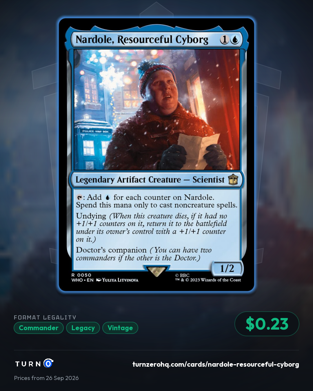 Shareable picture of Nardole, Resourceful Cyborg