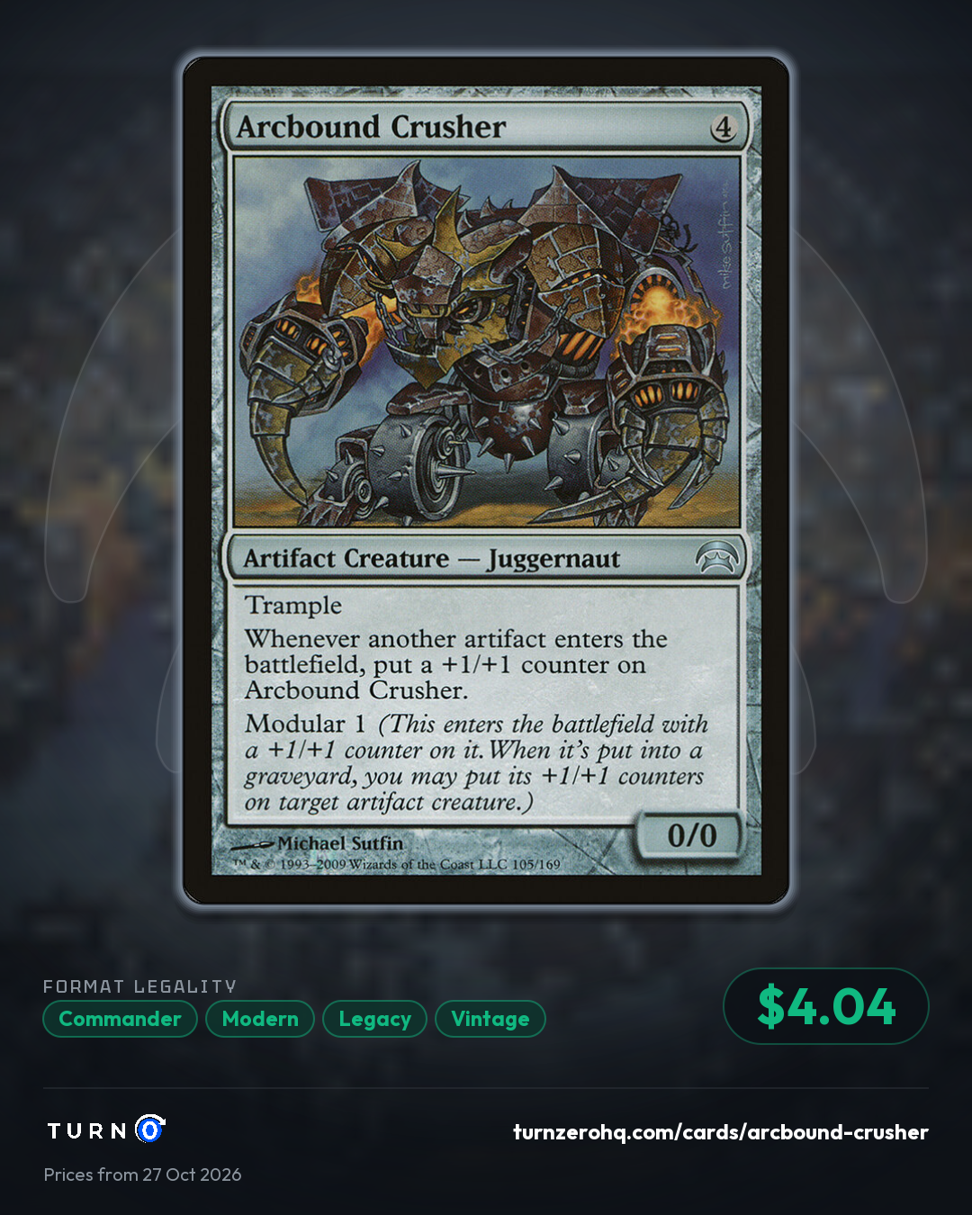 Shareable picture of Arcbound Crusher