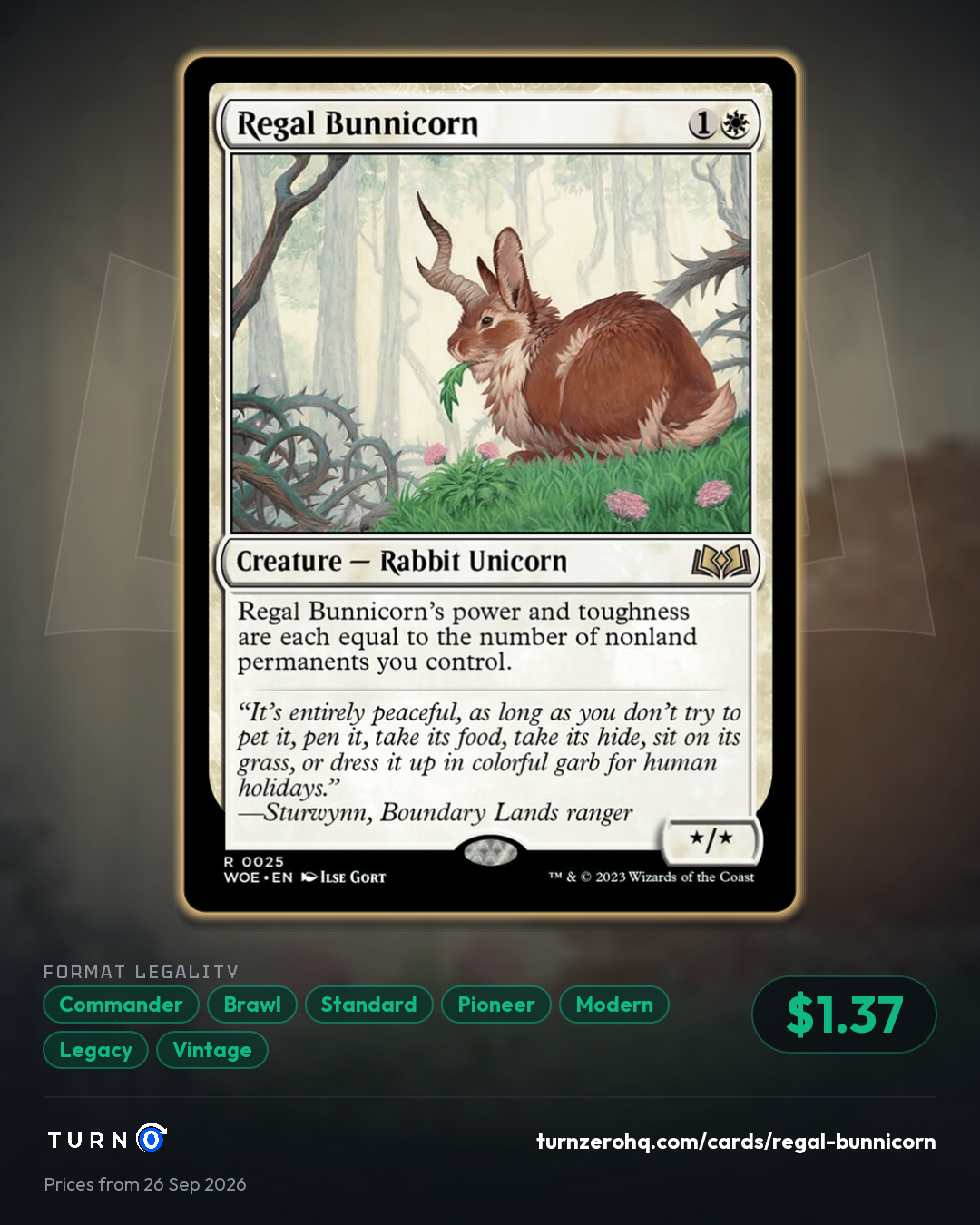 Shareable picture of Regal Bunnicorn