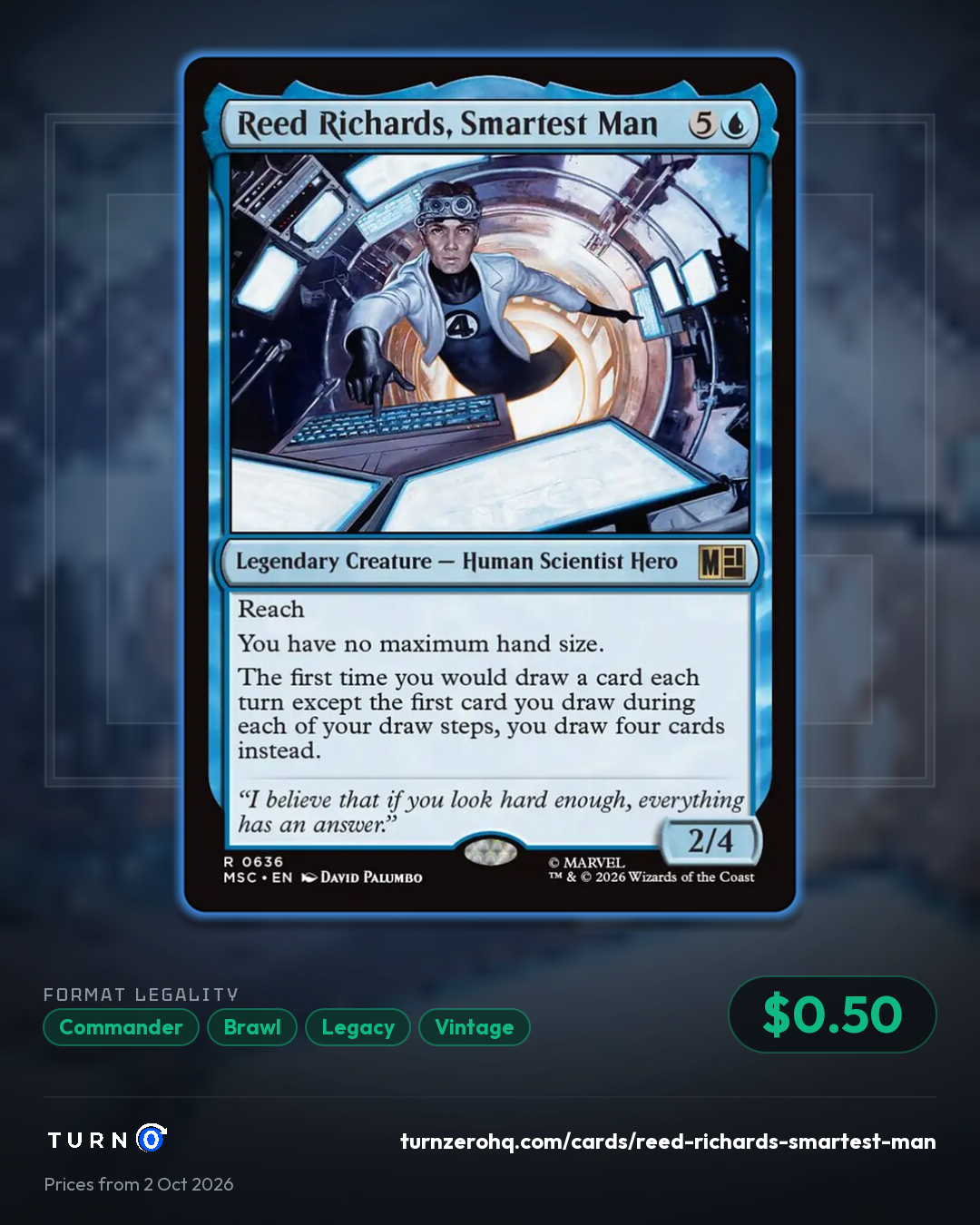 Shareable picture of Reed Richards, Smartest Man