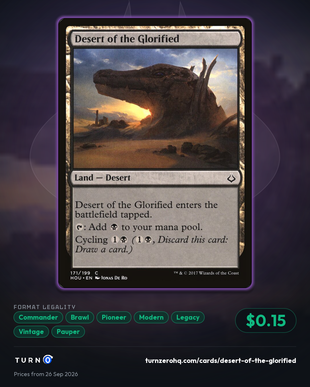 Shareable picture of Desert of the Glorified