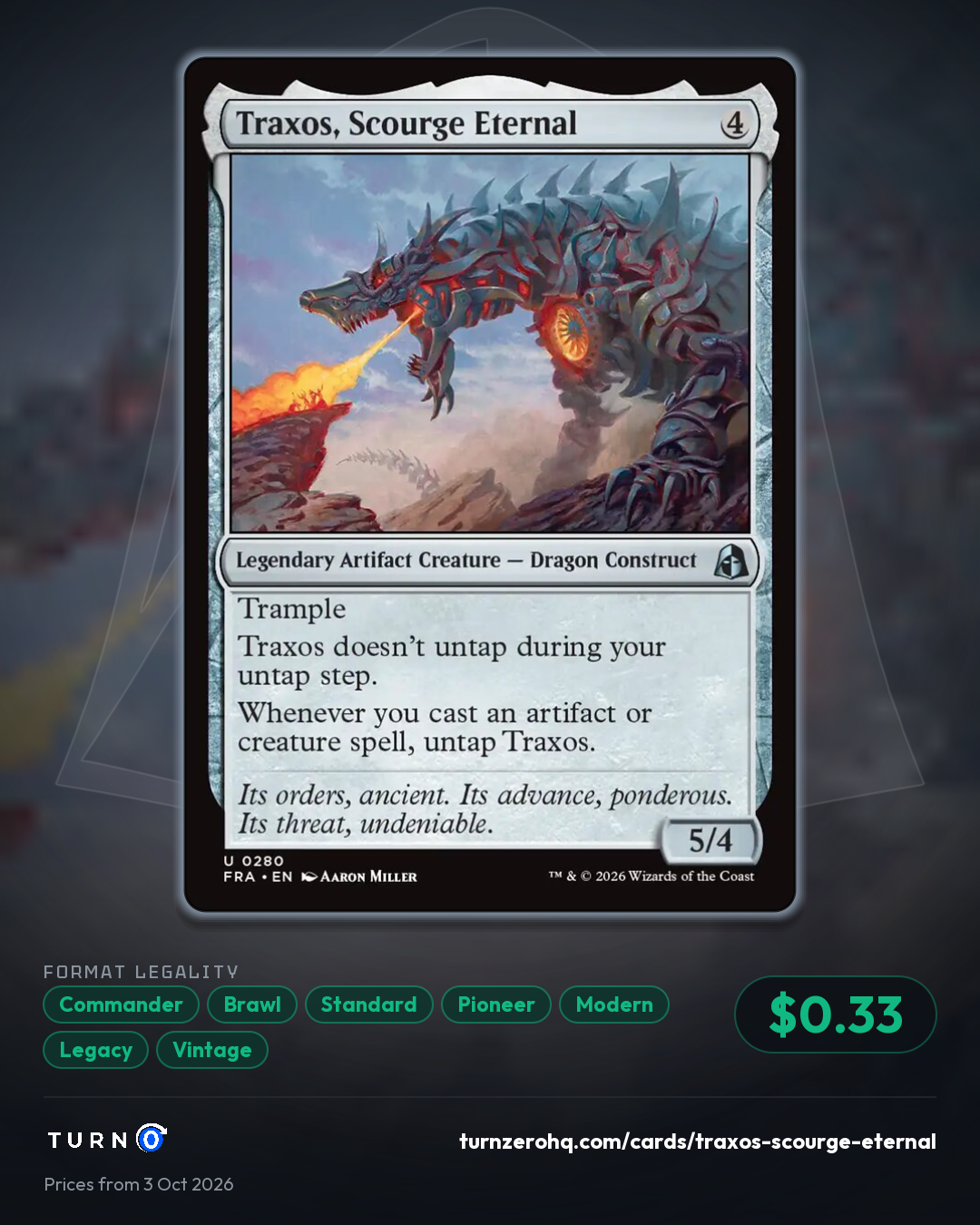 Shareable picture of Traxos, Scourge Eternal