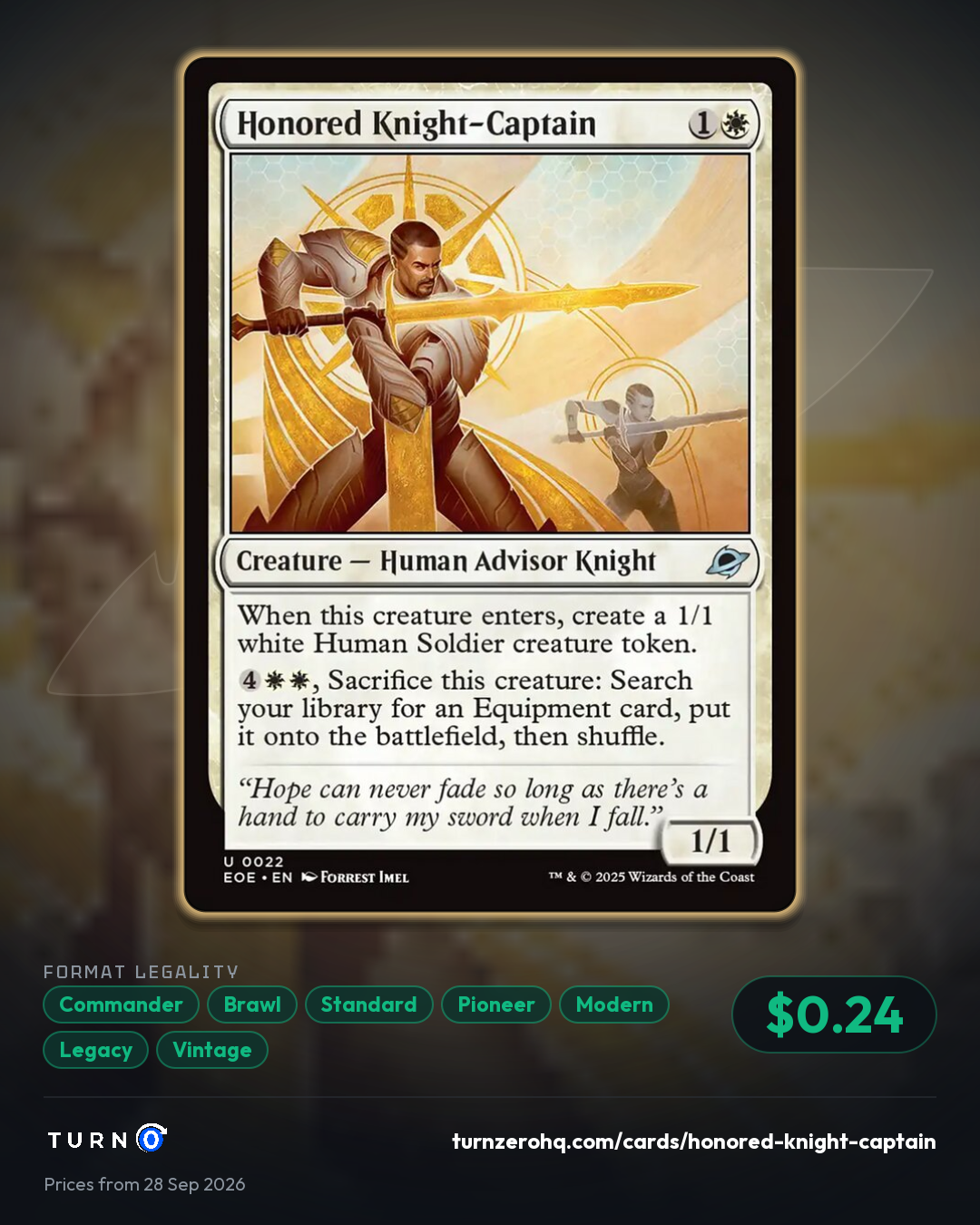 Shareable picture of Honored Knight-Captain