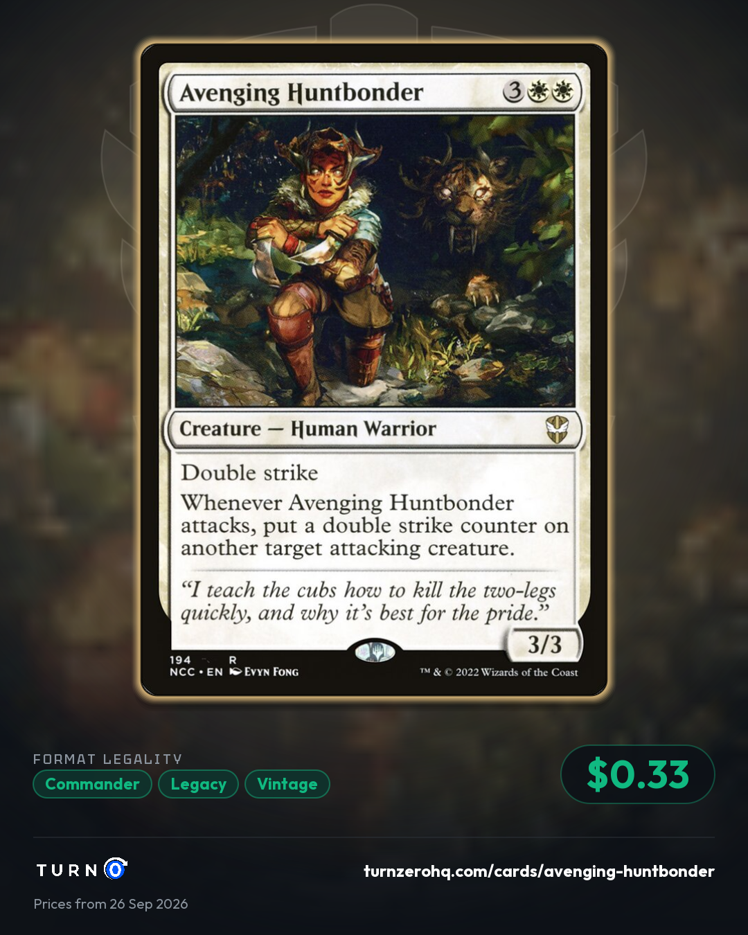 Shareable picture of Avenging Huntbonder