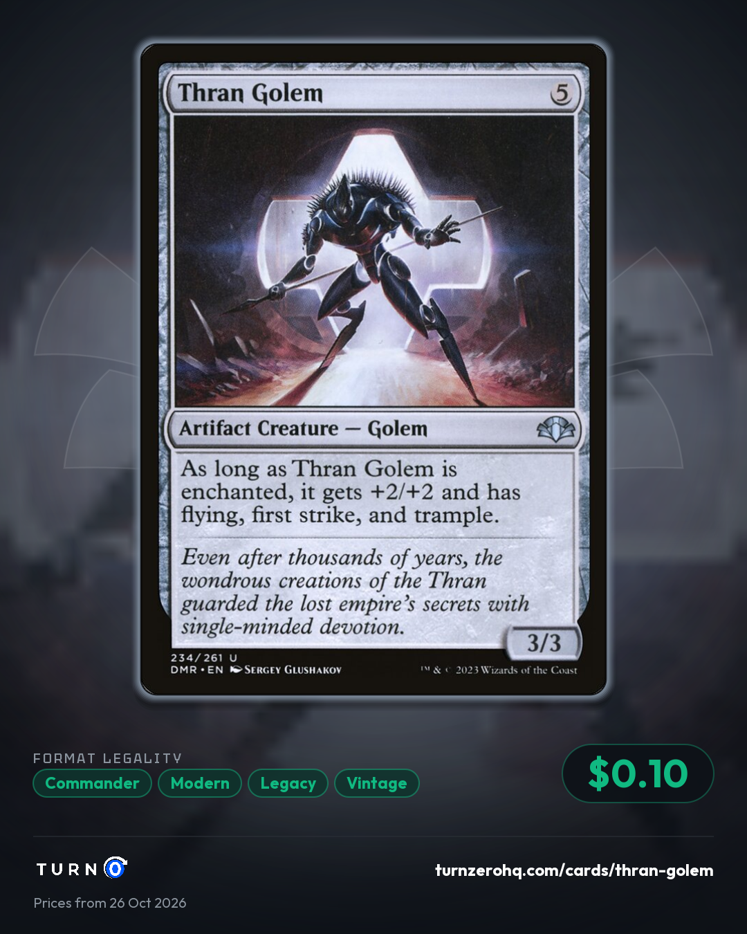 Shareable picture of Thran Golem