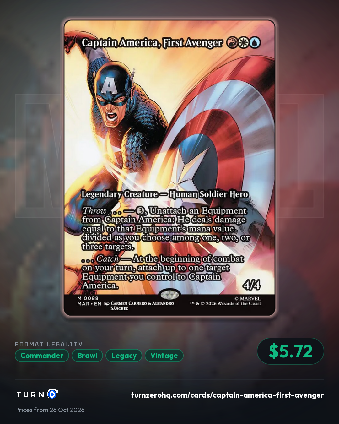Shareable picture of Captain America, First Avenger