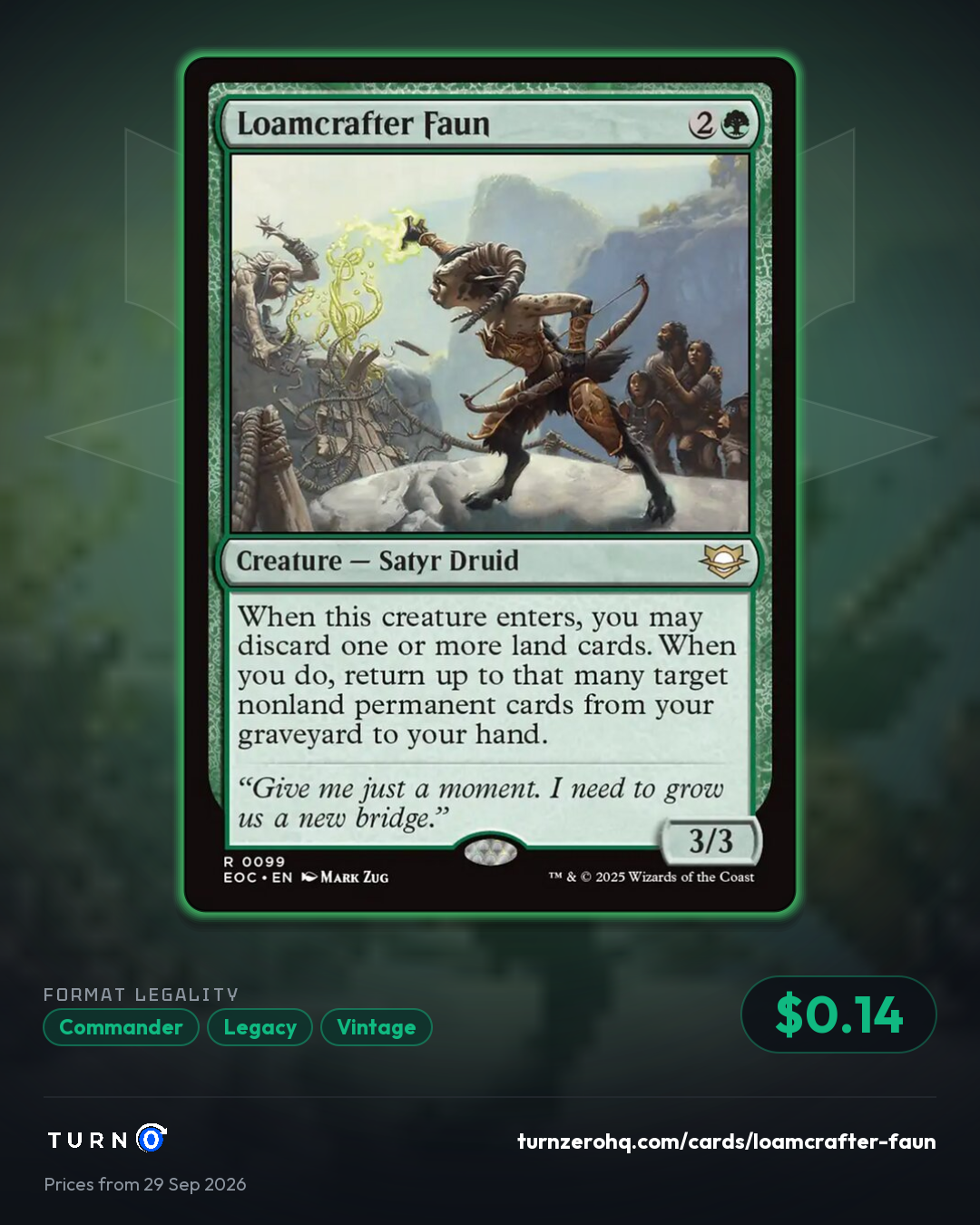 Shareable picture of Loamcrafter Faun