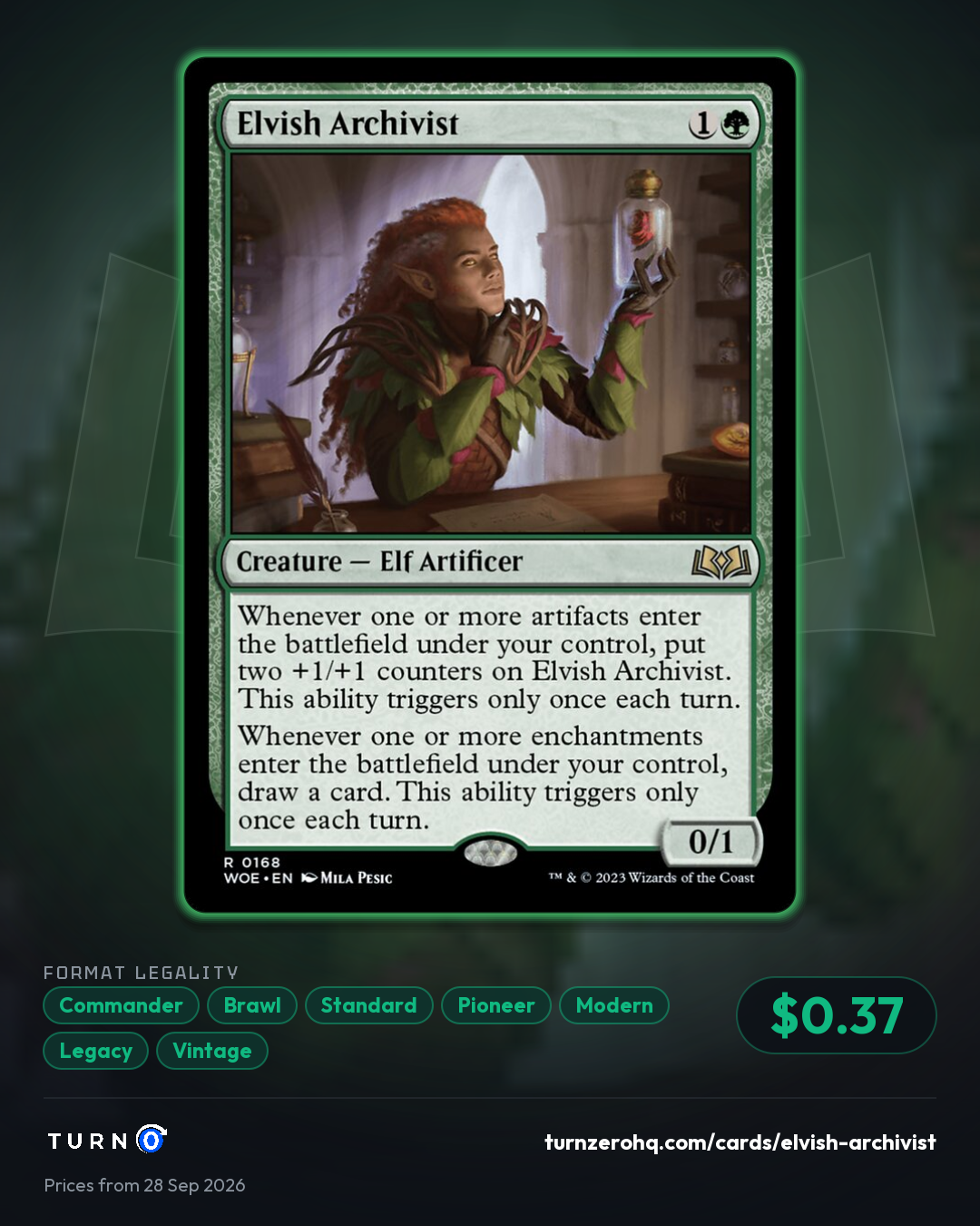 Shareable picture of Elvish Archivist