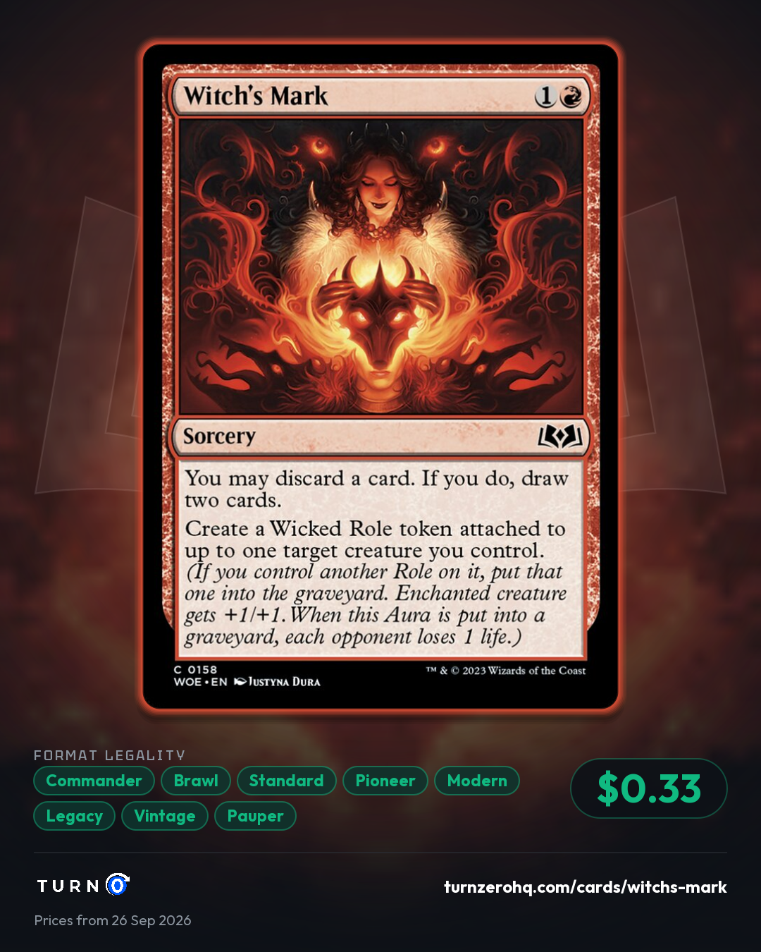 Shareable picture of Witch's Mark