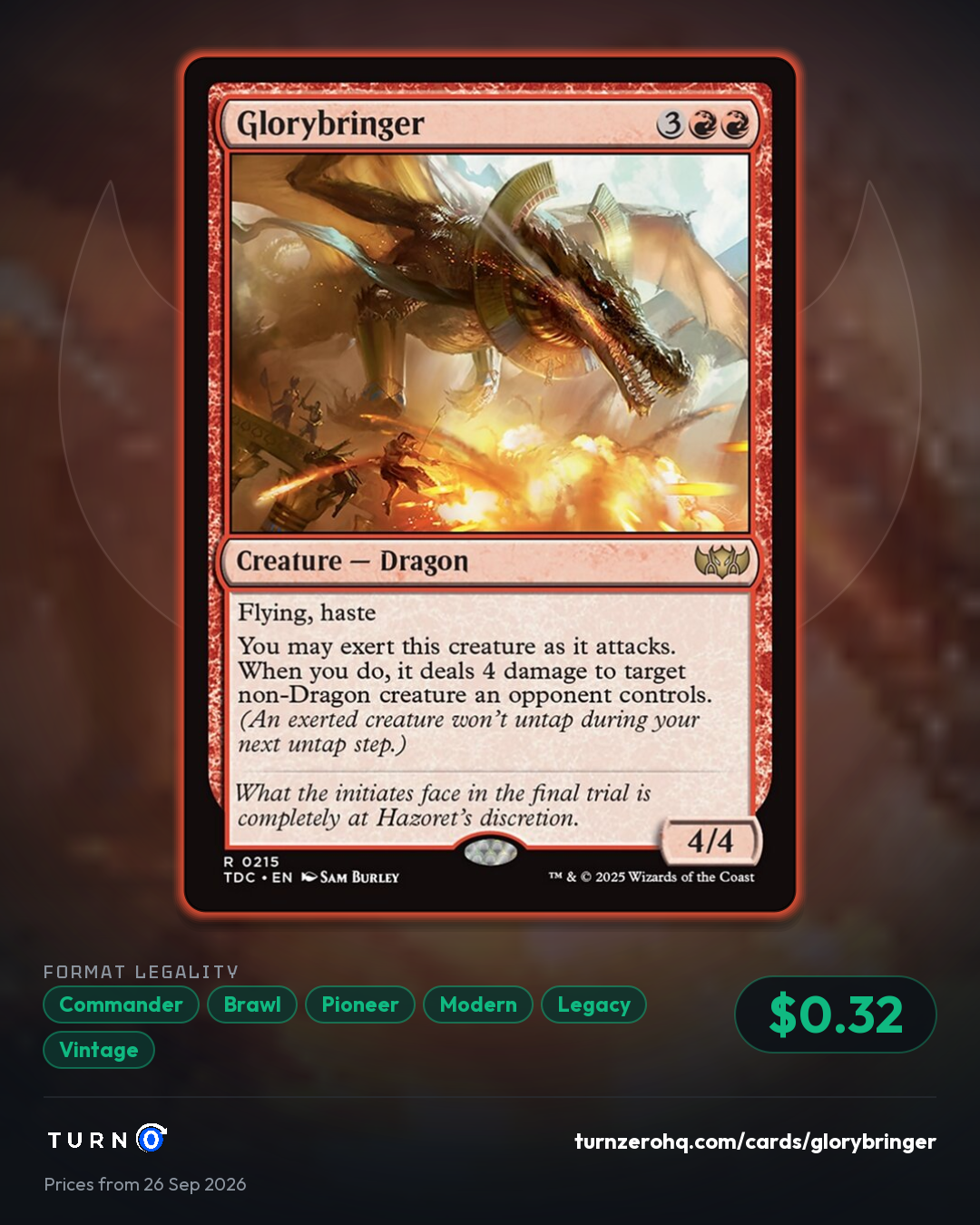 Shareable picture of Glorybringer