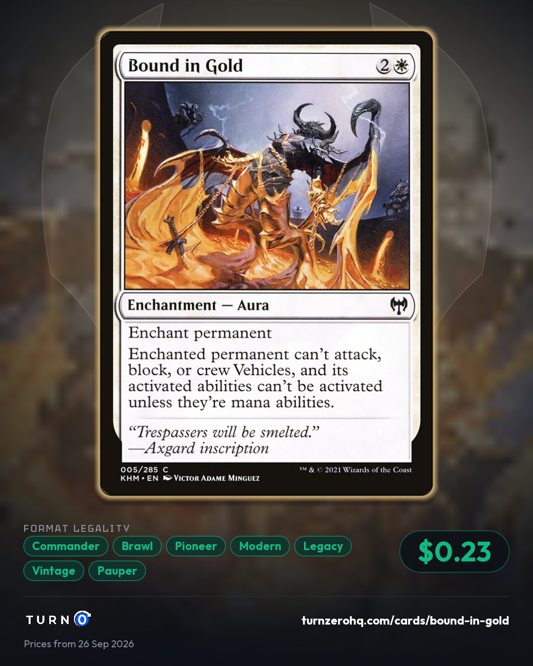 Shareable picture of Bound in Gold