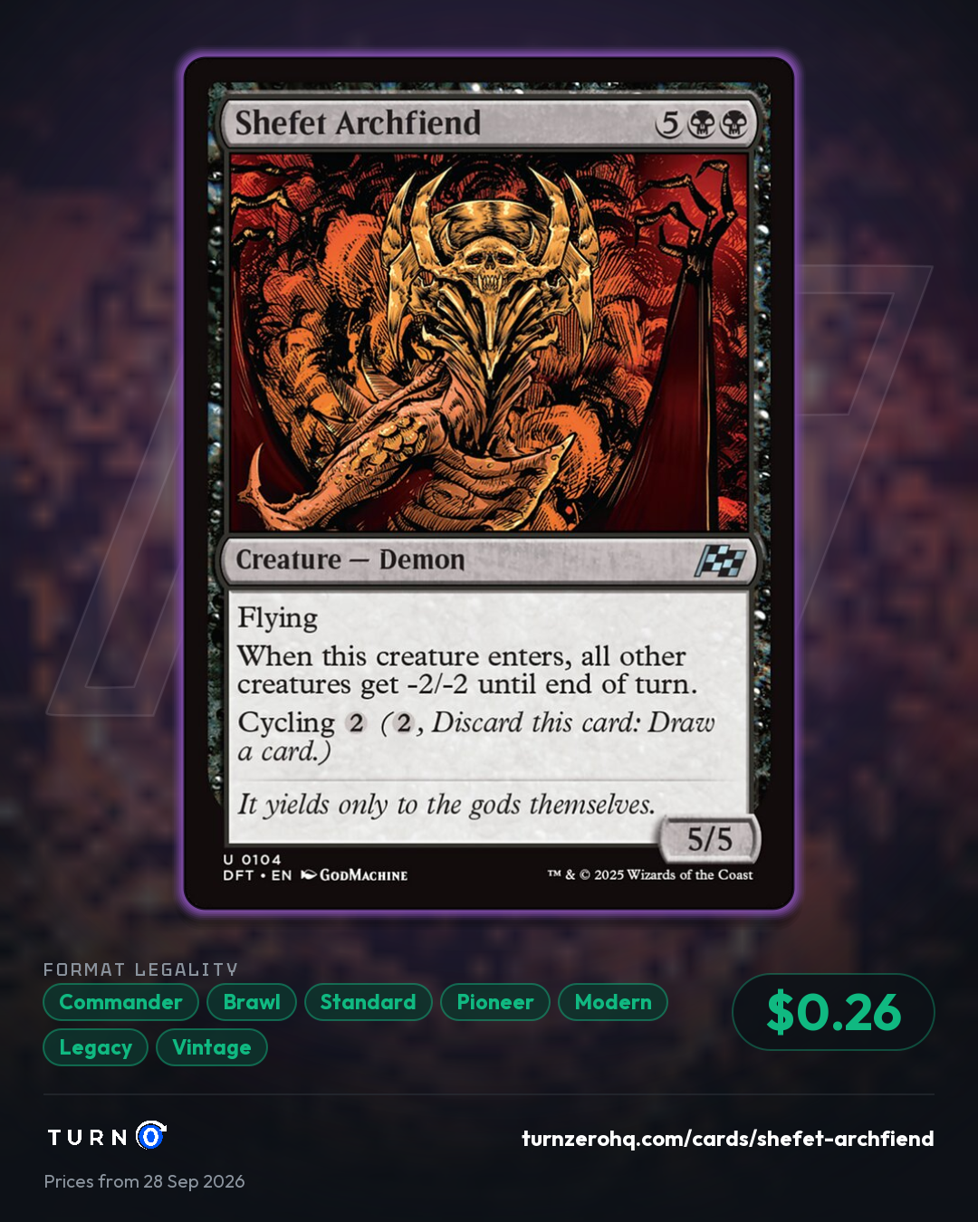 Shareable picture of Shefet Archfiend