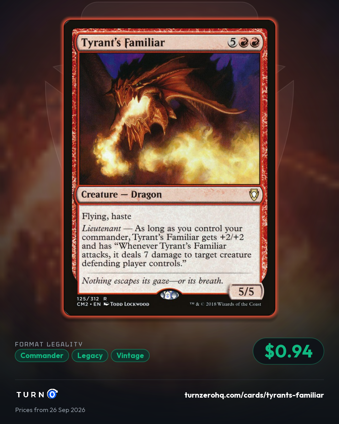 Shareable picture of Tyrant's Familiar