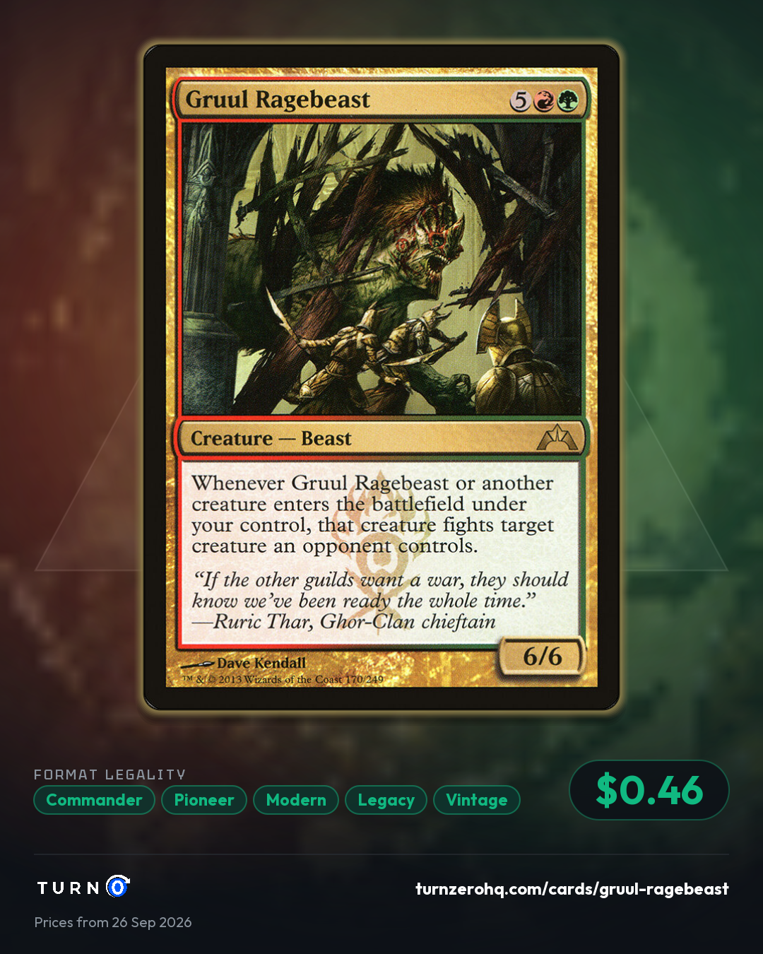 Shareable picture of Gruul Ragebeast