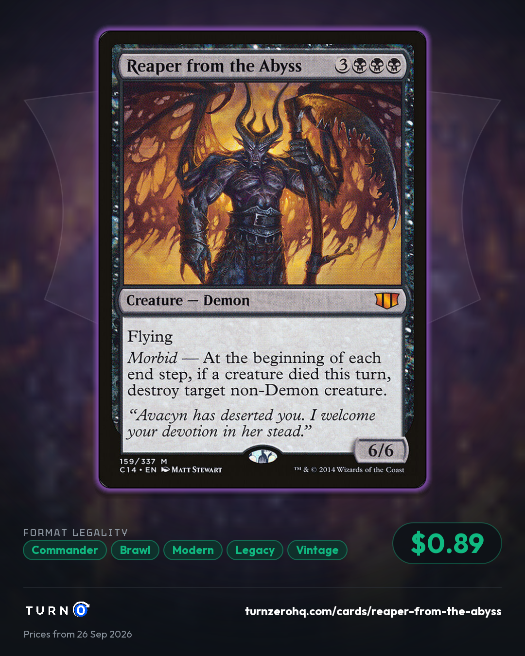 Shareable picture of Reaper from the Abyss