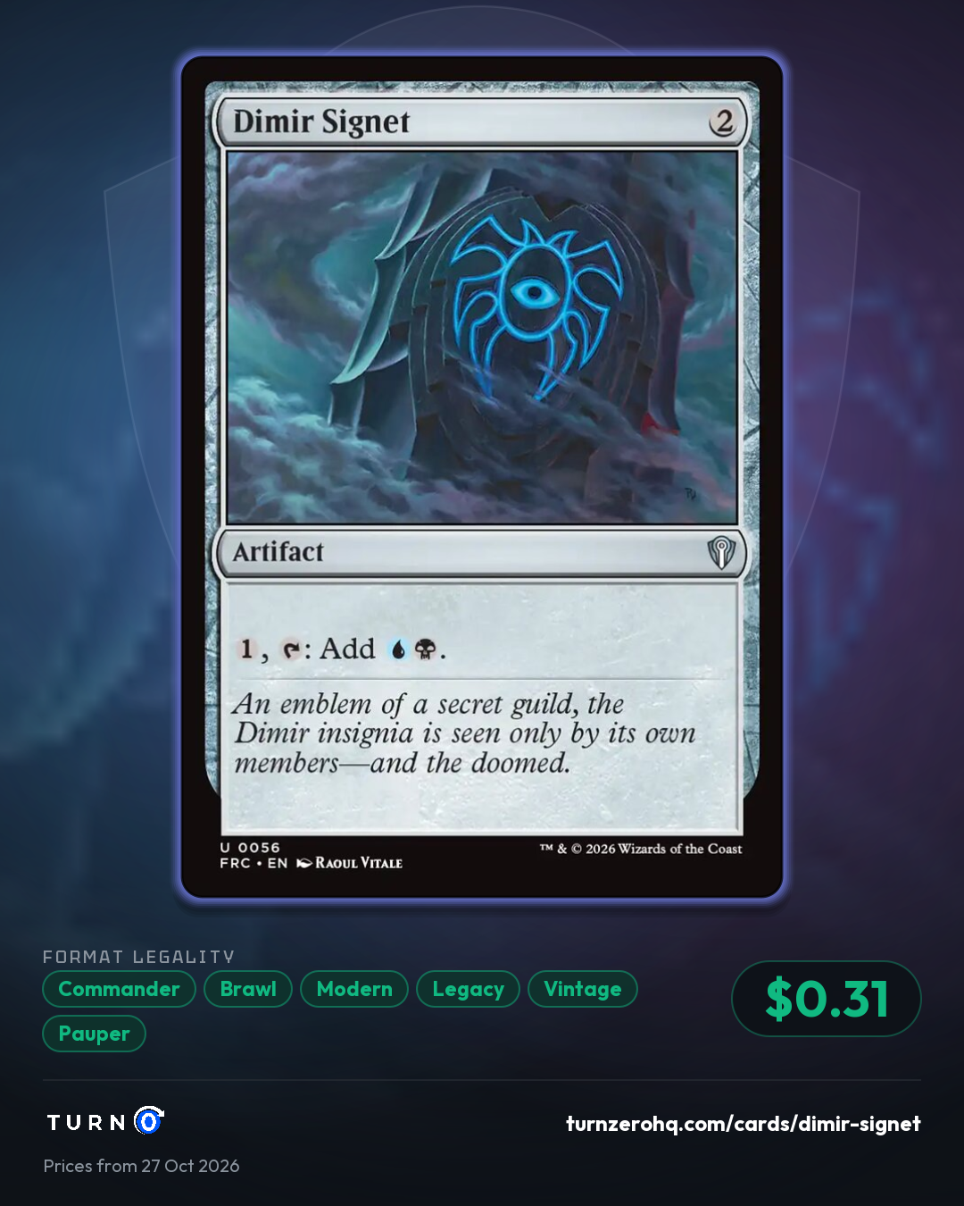 Shareable picture of Dimir Signet