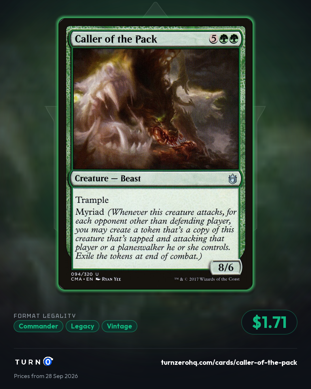 Shareable picture of Caller of the Pack