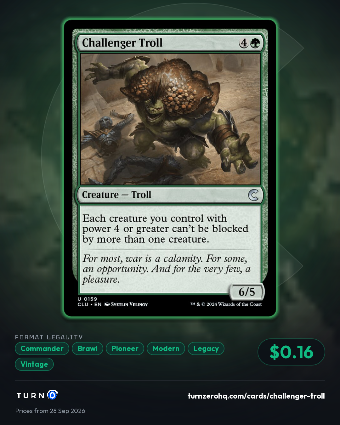Shareable picture of Challenger Troll