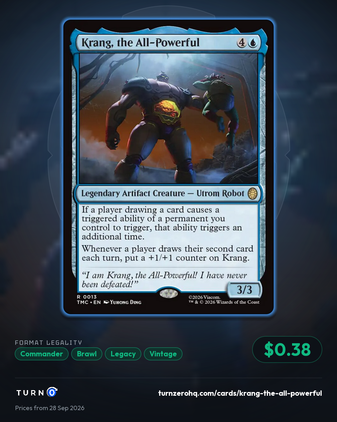 Shareable picture of Krang, the All-Powerful