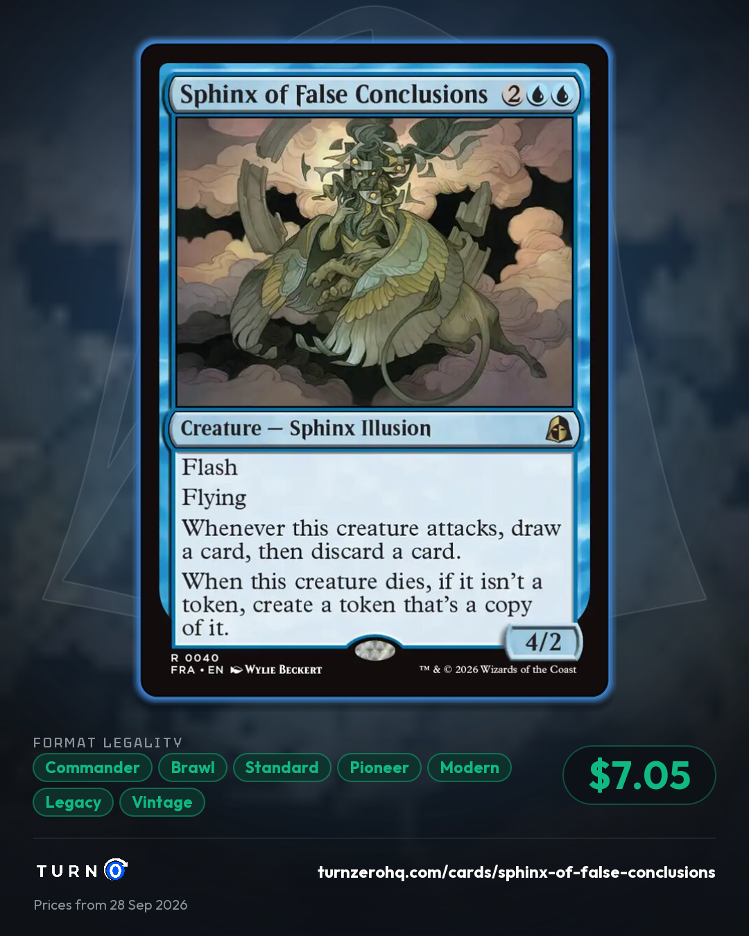 Shareable picture of Sphinx of False Conclusions