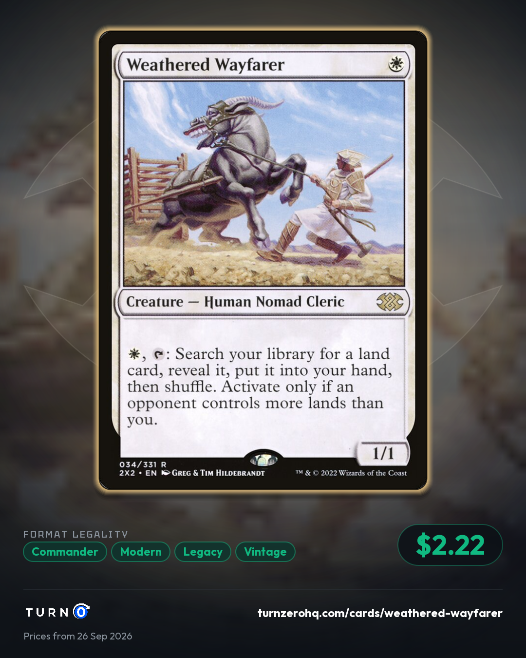 Shareable picture of Weathered Wayfarer