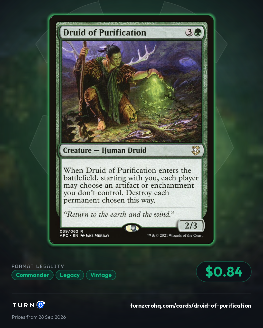 Shareable picture of Druid of Purification