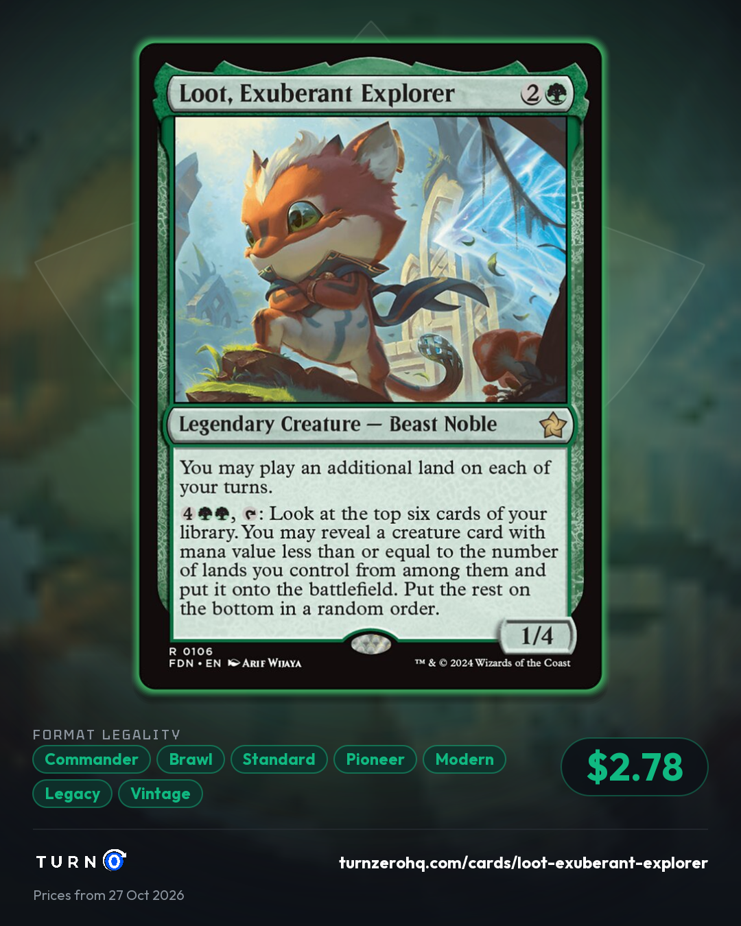 Shareable picture of Loot, Exuberant Explorer