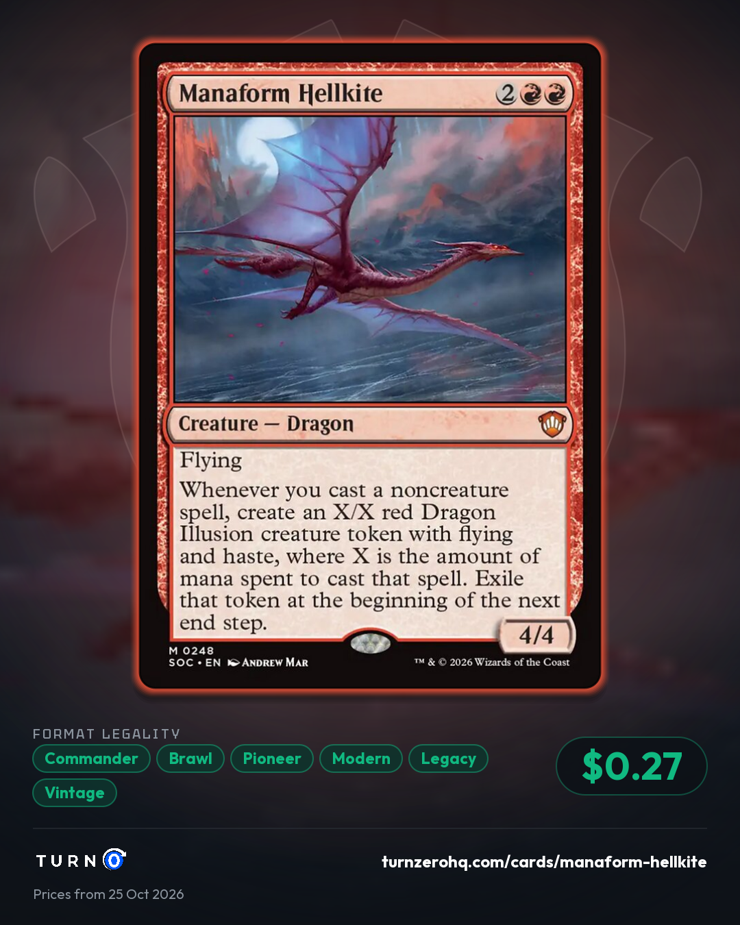 Shareable picture of Manaform Hellkite