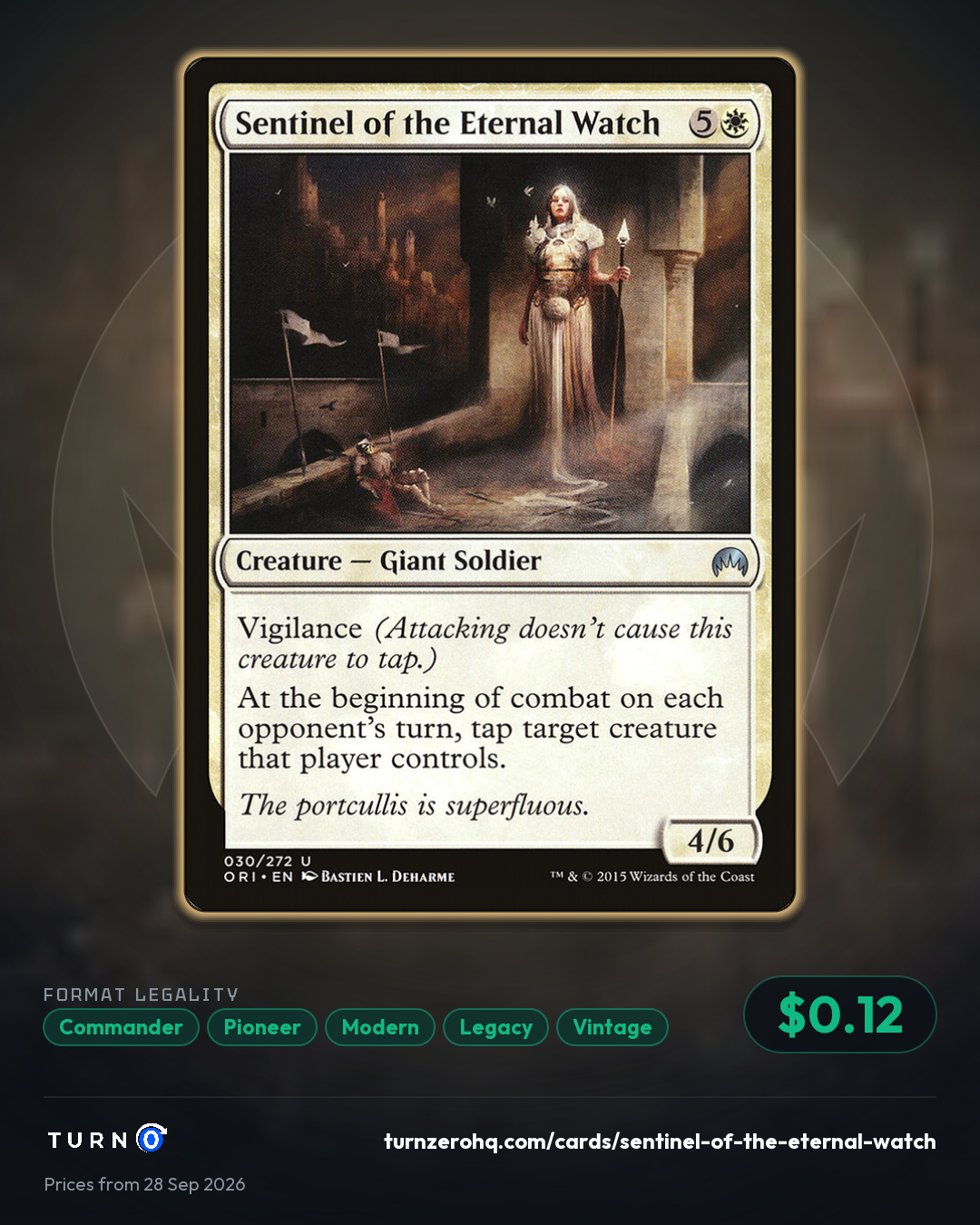 Shareable picture of Sentinel of the Eternal Watch