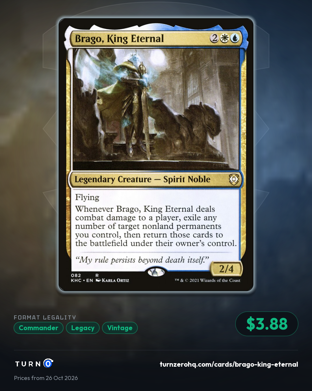 Shareable picture of Brago, King Eternal