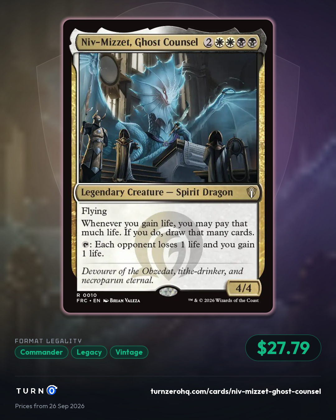 Shareable picture of Niv-Mizzet, Ghost Counsel