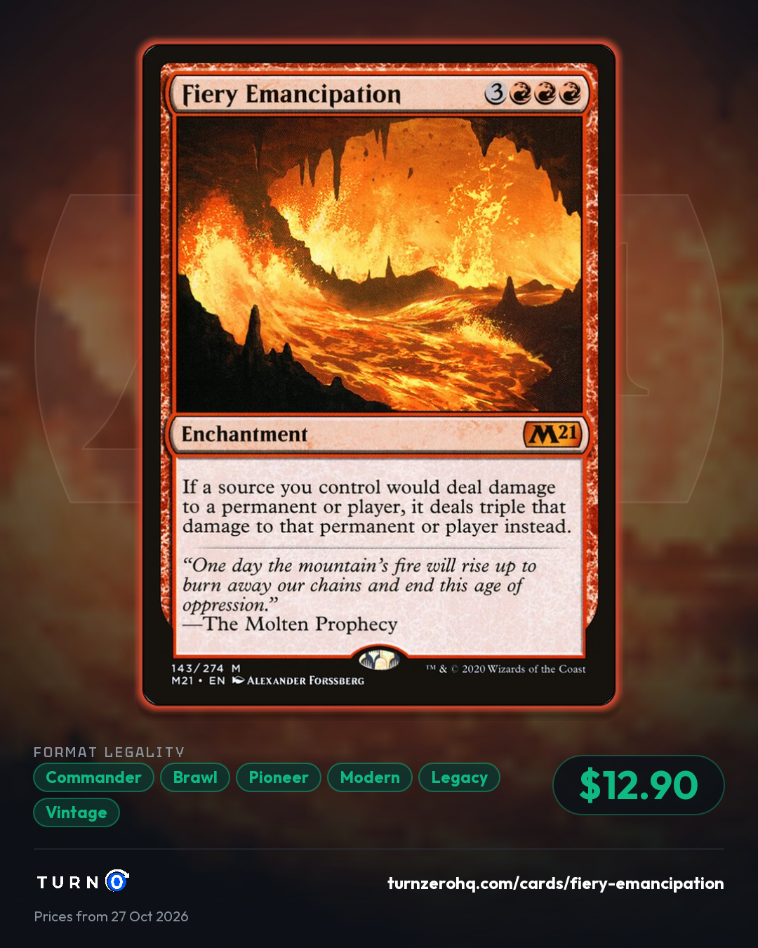 Shareable picture of Fiery Emancipation