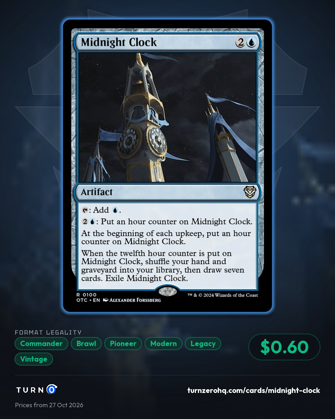 Shareable picture of Midnight Clock