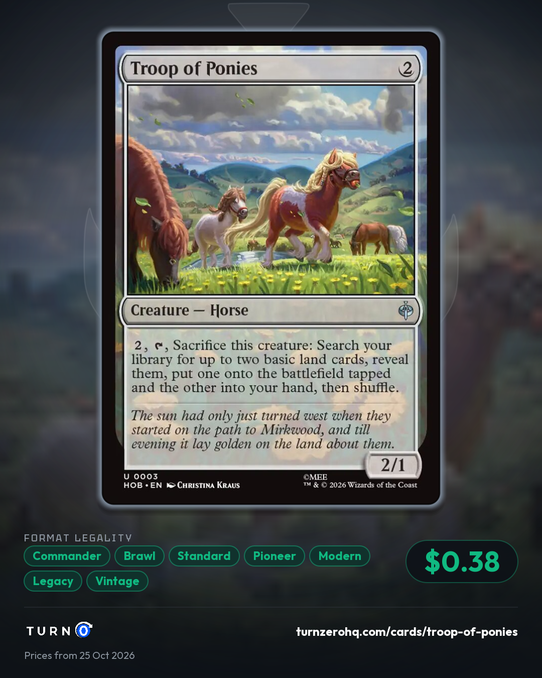 Shareable picture of Troop of Ponies