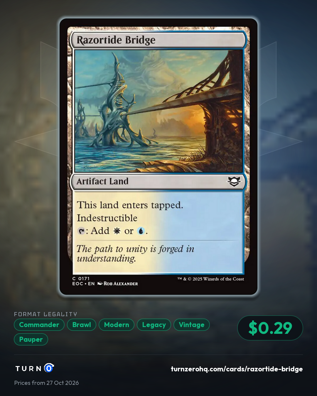 Shareable picture of Razortide Bridge