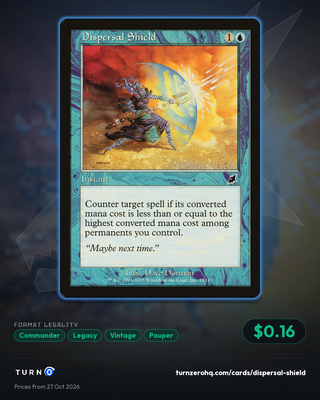 Shareable picture of Dispersal Shield