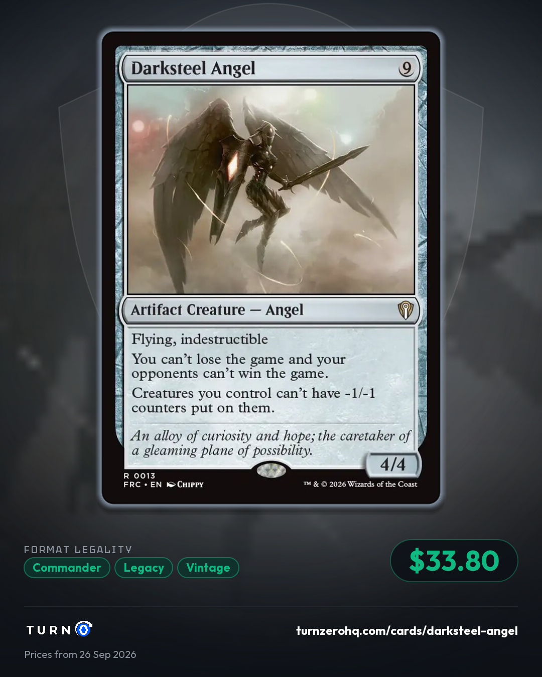 Shareable picture of Darksteel Angel