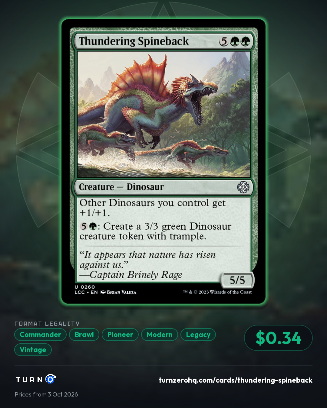 Shareable picture of Thundering Spineback