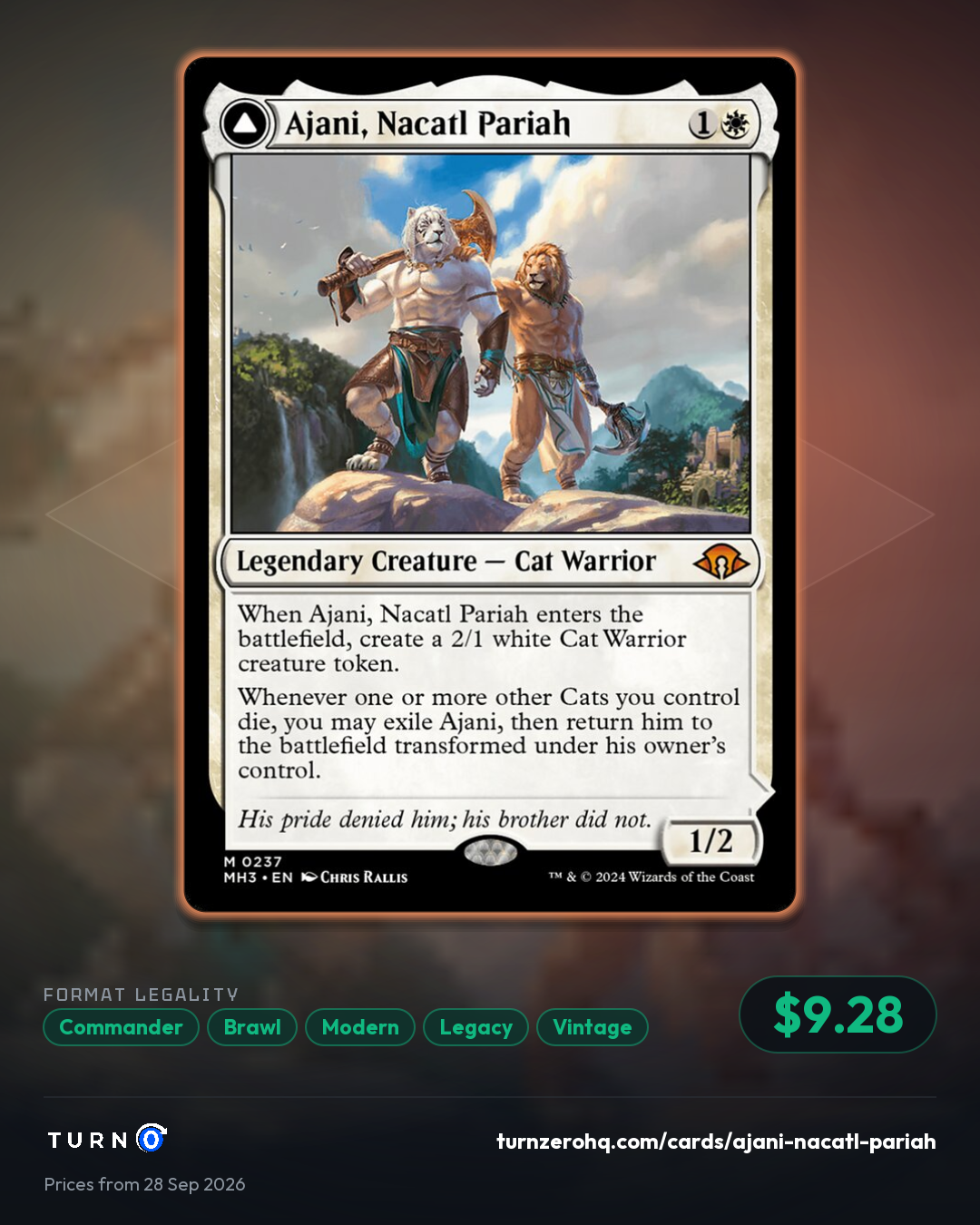 Shareable picture of Ajani, Nacatl Pariah