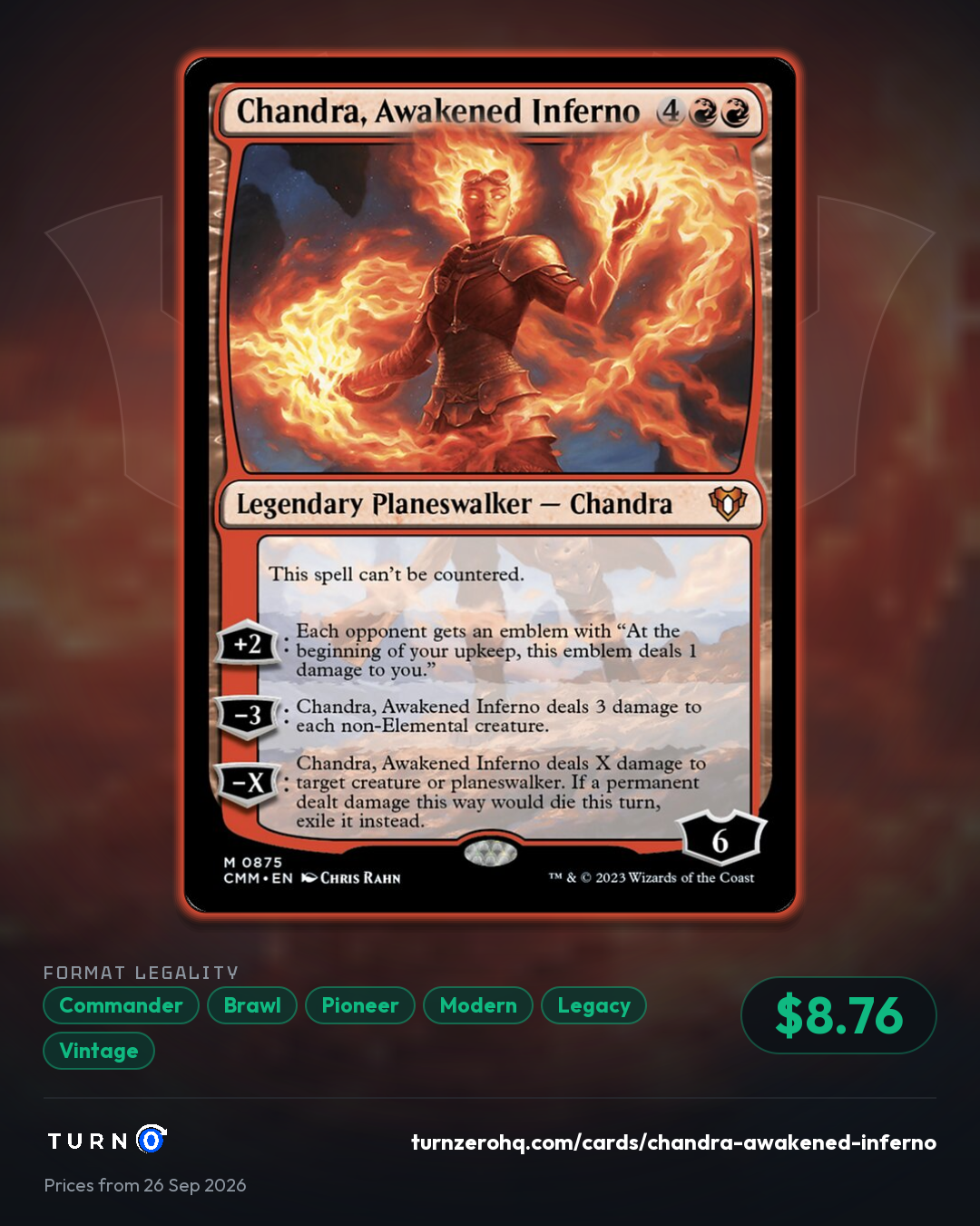 Shareable picture of Chandra, Awakened Inferno